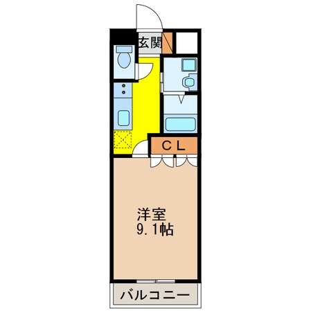 メゾン　ドゥ　ティアレの物件間取画像